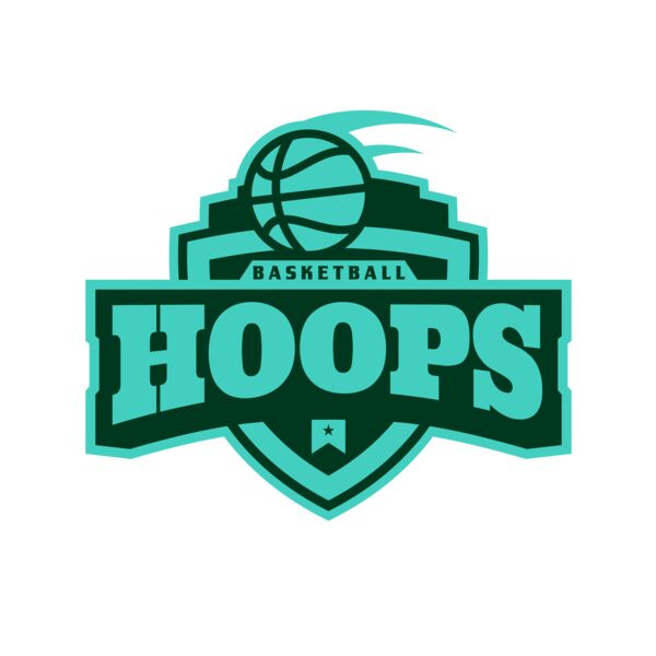 Hoops Basketball logo template 02 Miniaturansicht