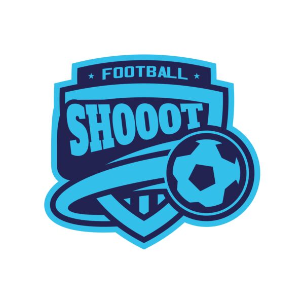 Shoot Football logo template Miniaturansicht