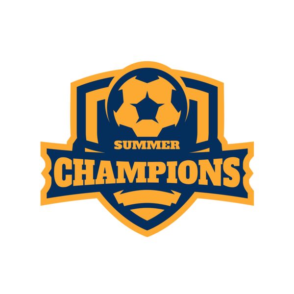 Champions Summer Soccer logo template Miniaturansicht