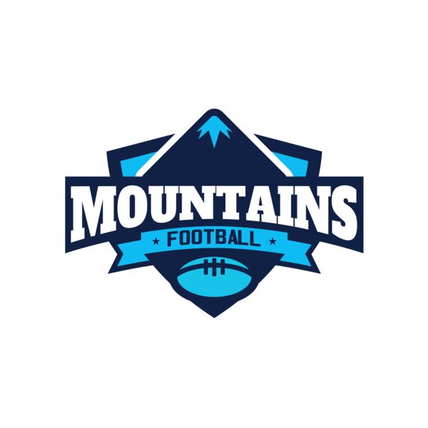 Mountains Football logo template Miniaturansicht