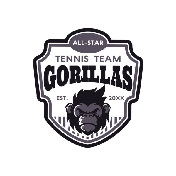 Gorillas Tennis Team 01 Miniaturansicht