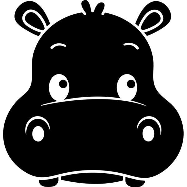 Hippopotamus   Clipart 3 Miniaturansicht