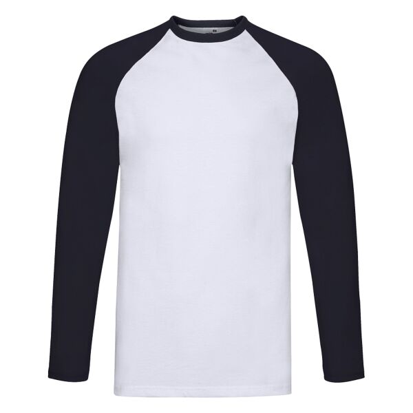 Long Sleeve Baseball-T T-Shirt | Fruit of the Loom Miniaturansicht